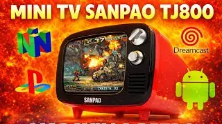 📺 Mini TV SANPAO TJ800 👉 MARAVILLA RETRO con MUCHAS POSIBILIDADES 🎮