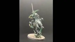 WIP Painting: Knight of Shrouds on Steed.