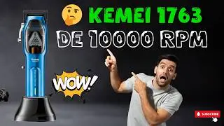 ⚖️ ¿Deberías comprar la Kemei 1763 de 10000 RPM? Análisis completo 🔍 🌟#templobarber #wmark #kamei