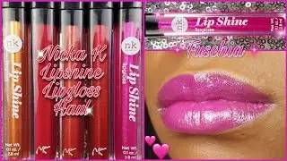 Nicka K Lip Gloss Swatches and Review &bull; Beauty Supply Lip Gloss Haul