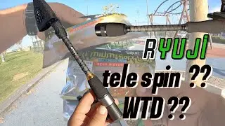 ryuji rock fish tele LRF  kamış ile dog walker su üstü  aksiyonu
