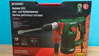 Parkside boorhamer PBH 1550W A1 | Boren in betonnen muur | Tegels eraf beitelen | Sterke boormachine