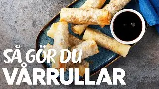 Vegetariska v&aring;rrullar i airfryer