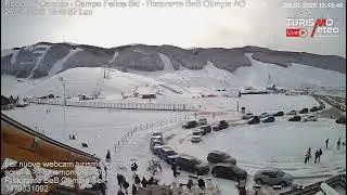 Campo Felice dopo la nevicata ❄️ Timelapse Neve 26 Gennaio 2026 | Webcam B&B BAR OLIMPIA