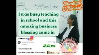 Busy teaching. System working. Blessings  flowing. 