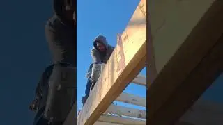 THEY STARTED THE ROOF!