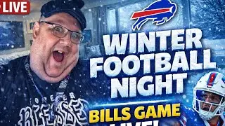 ❄️ Sunday Night Football Hangout 🏈 | Winter Storm Vibes in Buffalo | Chill Bills Watch Party