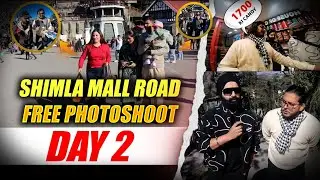 Mall Road Shimla Vlog &ndash; Free Photoshoot, Masti & Surprises | Delhi to Spiti Day 2 | Xtm rider