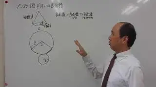 ■『円すいの表面積』の導入(中1)■【EST(ｴｽﾄ)＊塾長＊tsue-T】