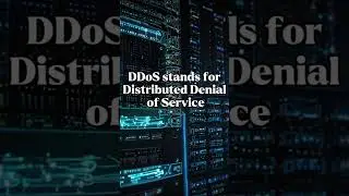DDoS #shorts #cybersecurity #cybersecurityawareness #network