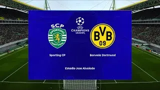 Sporting CP vs Borussia Dortmund | Est&aacute;dio Jos&eacute; Alvalade | 2024-25 UEFA Champions League | PES 2021