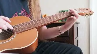 Ride of the Rohirrim - on Art and Lutherie Ami nylon string parlour guitar