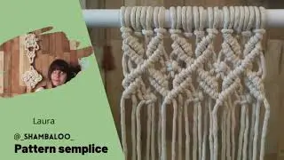 macram&egrave; tutorial - pattern semplice per principianti
