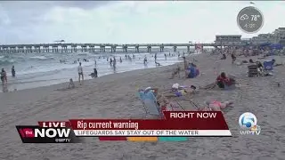 Rip current warning