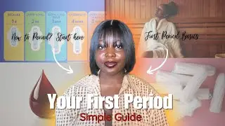 Everything you need to know about your first period +How to wear a pad + How to choose the right pad