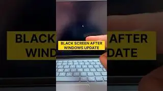 After windows 11 update facing black screen error, Let&rsquo;s fix this #pctipsandtricks #window11 #shorts