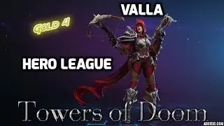Heroes of the Storm - Valla - Towers of Doom - Hero League (HotS Gameplay)