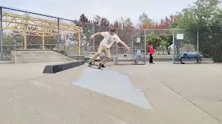 Learned switch feeble grind #skateboarding 