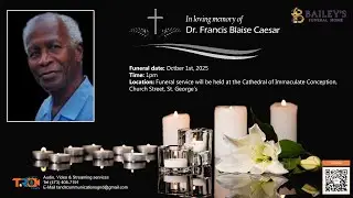 Celebrating the life of: Dr. Francis Blaise Caesar also known as &ldquo;Frank and Gibbons&rdquo;
