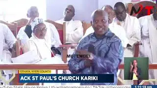 RUTO WACHA KUPOTEA! KUJANGA NYERI MARA MINGI