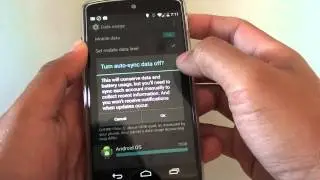 Google Nexus 5: How to Enable / Disable Auto Sync Data