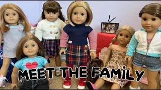 Meet the family! (American Girl Doll Stopmotion)