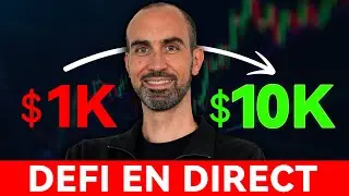 💸 DEFI $1.000 A $10.000 EN DIRECT | 💰 LIVE TRADING CRYPTO!