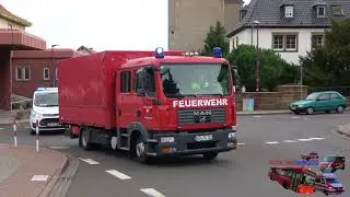 [KatS-Übung] Bestätigtes Feuer Krankenhaus - Einsatzfahrten Kräfte Donnersbergkreis & Kaiserslautern
