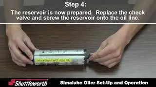 SimaLube Oiler Set Up & Operation - Shuttleworth Slip-Torque® Conveyor Maintenance