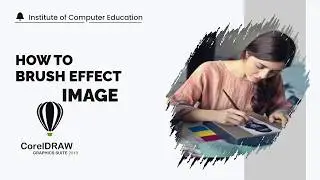 Create Brush Stroke Effect on an Image | CorelDRAW Tutorial | @ioceindia