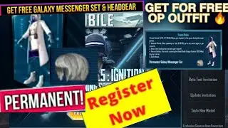 GALAXY MESSENGER SET PUBG || GET FREE PERMANENT SET & WHITE HAIR || 1.5 VERSION OFFICIAL UPDATE HERE