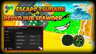 [ОБНОВЛЕНО] Eacape Tsunami для Brainrot | Скрипт спавнера Brainrot на Redyn Hub | Без ключей |