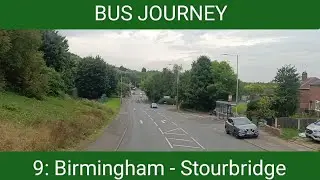 🇬🇧 BUS JOURNEY | National Express West Midlands 9: Birmingham - Stourbridge