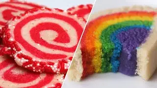 Разноцветное печенье
