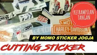 PROSES Produksi Sticker Cutting Momo Sticker Jogja