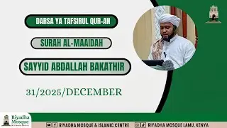DARAS YA TAFSIRUL QUR'AN SURAH AL-MAAIDAH
