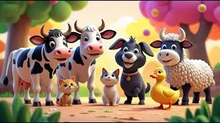 Animal Sounds Song 🐾  Fun Nursery Rhymes for Kids