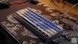 tenshi custom keyboard w/ mx black hyperglide switches (Retest)