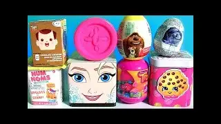 Toys Surprise CUBEEZ Frozen Elsa TROLLS Pets Shopkins 6 NUM NOMS Disney Funtoyscollector