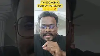Tamilnadu Economic Survey 2025 | Short Notes Pdf #tnpsccurrentaffairs #tnpsc