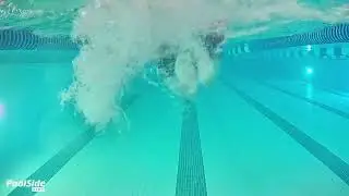 Butterfly 1 Arm Right Snorkel & Fins Dolphin Kick