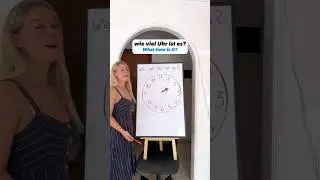 الساعة في اللغة الألمانية #easygermanlearning #germanculture #germanforbeginners