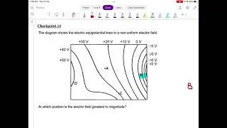 Spacing of Equipotential Lines (Checkpoint 14)