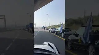שיירה של 120 רכבי קבריולט למען החטופים בעזה