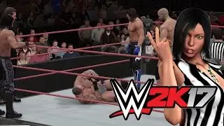WWE 2K17 - Can't Hear the Referee [6-Man Tag Team Match] - PS4