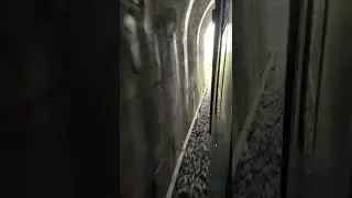 Karwar express running into clouds & tunnels