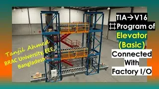 Lec-56 | Elevator (Basic) with System Pause and Unpause | TIA Portal V16 | Program link Provided