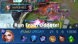You Can&rsquo;t Run From Oddet! | Oddete Best Build and Emblem 2021 | Oddete Gameplay 2021 Mobile Legends