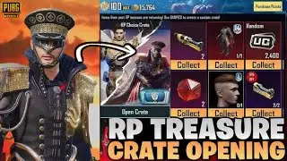 😱 C9S25 RP TREASURE CRATE OPENING 🔥 #pubg #pubgmobile #bgmi 