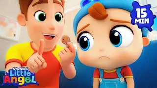 Don’t Put Your Hands in Your Mouth 🚫😬 | Little Angel And Friends Kid Songs